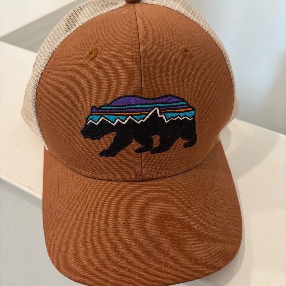 Patagonia Brown California Bear Trucker Hat